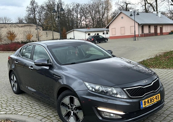 Kia Optima cena 42700 przebieg: 218000, rok produkcji 2013 z Miłomłyn małe 596